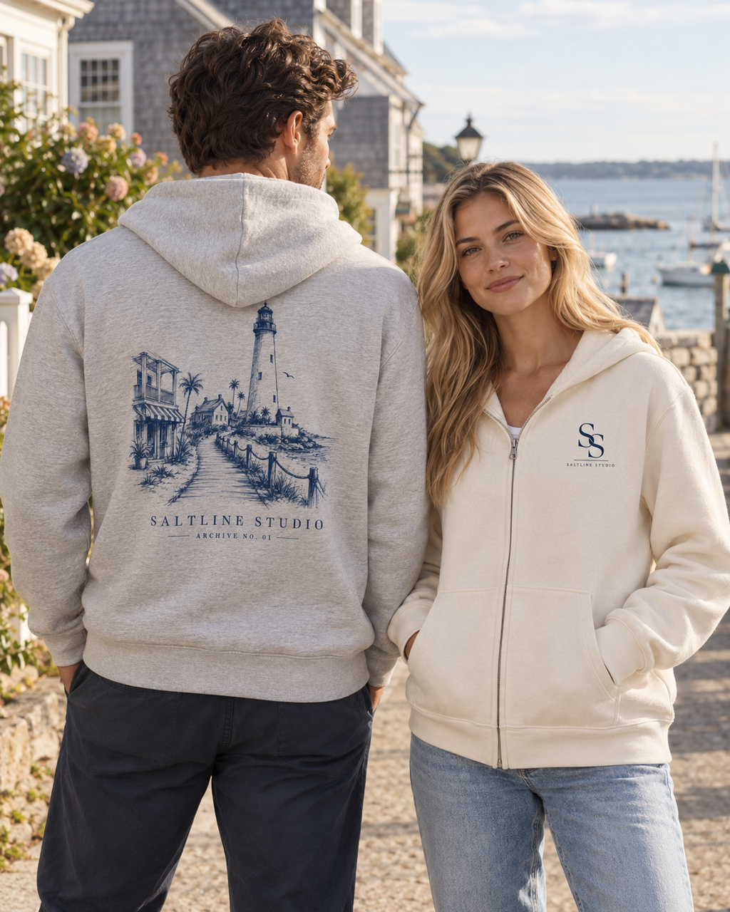Saltline Studio | Archive No. 01, Full Zip Heavyweight Hoodie